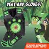 Wild Kratts Creature Power Suit, Chris (Size Large 6-8X) - Includes Vest, Gloves & 2 Power Discs for Halloween Costume, Pretend Play & Dress Up - Officially Licensed Toys- Gift for Kids Boys Girls view 3