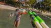 Stream Machine Water Gun Launcher - Double Barrel Water Blaster - Squirt Gun for Outdoor Games - Swimming Pool Toys (Colors Vary) view 2