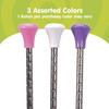 Schylling Twirling Baton - Metal Kids Baton - Rubberized Ends in Assorted Pink, White, and Purple Colors - Ages 3 and Up - One Baton view 3