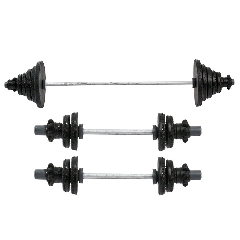Large Weight & Dumbell Set for Wrestling Action Figures