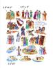 Story & Life of Jesus 13 Bible Stories Felt Figures for Flannel Board- Precut & Ready to Use! view 4