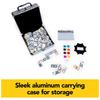 Spin Master Games, Mexican Train Dominoes Set in Aluminum Carry Case, Includes Colorful Trains for Fun-Filled Family Game Night, for Kids & Family, 2-8 Players, for Ages 8 & Up view 4