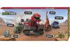 Mattel Dinotrux Multipack with 6 Character Toy Cars, Half Dinosaur & Half Construction Vehicle, Includes Ty Rux, Ton-Ton & Skya view 4